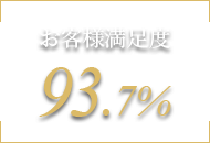 お客様満足度 93.7%